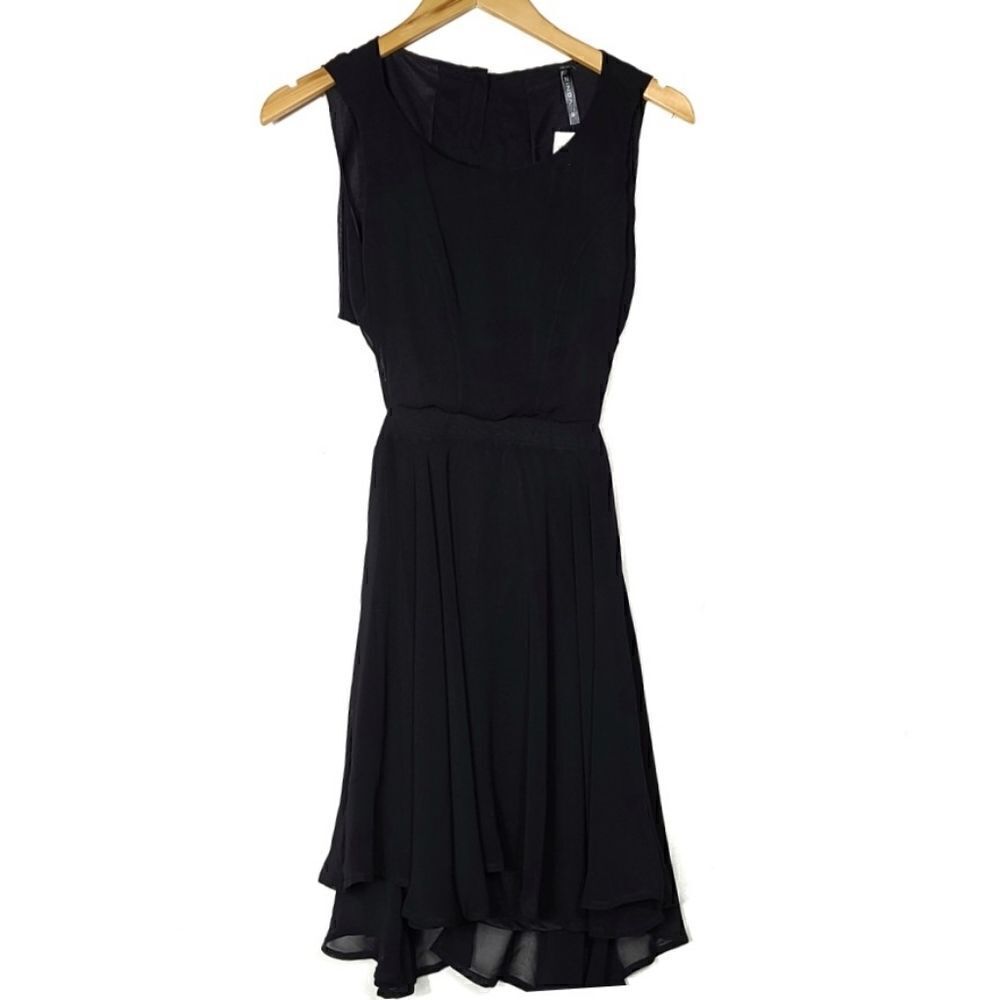 Charlotte Russe Black Open Back Dress
